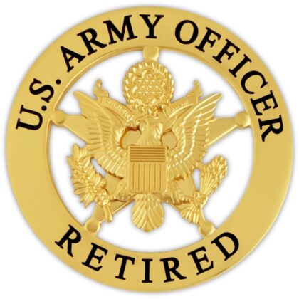 U.S. Army Officer Retired Badge